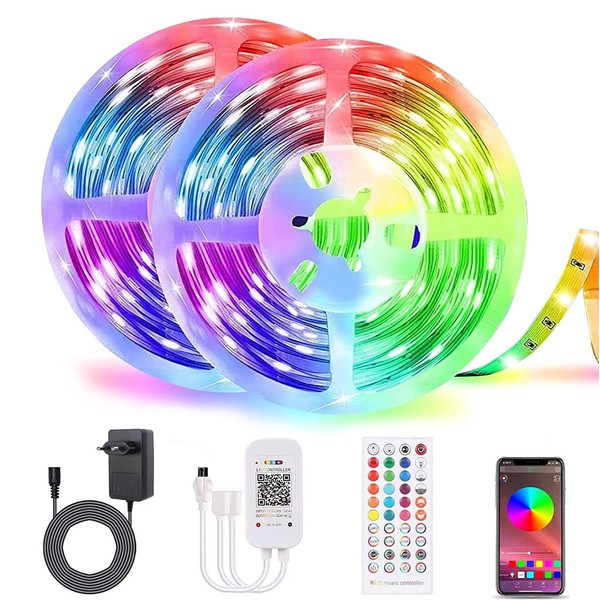 20 m RGB LED Strip with Bluetooth, ALED Light LED