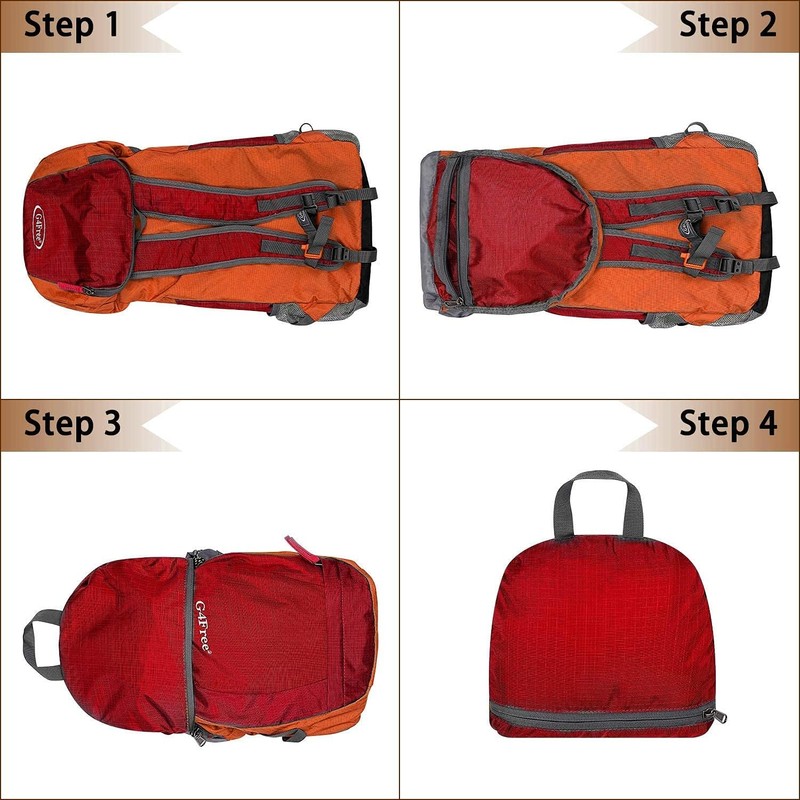 G4Free - Mochila de senderismo ligera y plegable de 40