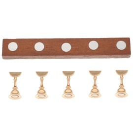 Healeved 1set Nail Holders with Base for Press Nails Practice Ergonomic Display Stand and Stable for Home Salon Use