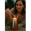 Der-Porzellan-Laden Patina Lantern Streaks Made of Metal, Small, 30 x