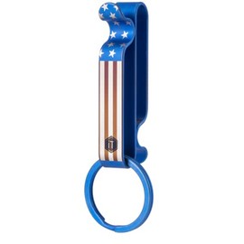 KeyUnity Titanium Carabiner Keyring, Key Ring Clips, Titanium Keyring, Key Chains For Men, EDC Belt Loop Keychain Clip, Double Side Quick Release Key Holder with Detachable Key Ring