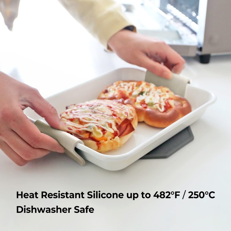 Carrotez Silicone Pot Holders, Heat Resistant Pot Handle Covers for