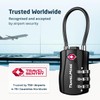 TSA Approved Travel Combination Cable Luggage Locks for Suitcases &