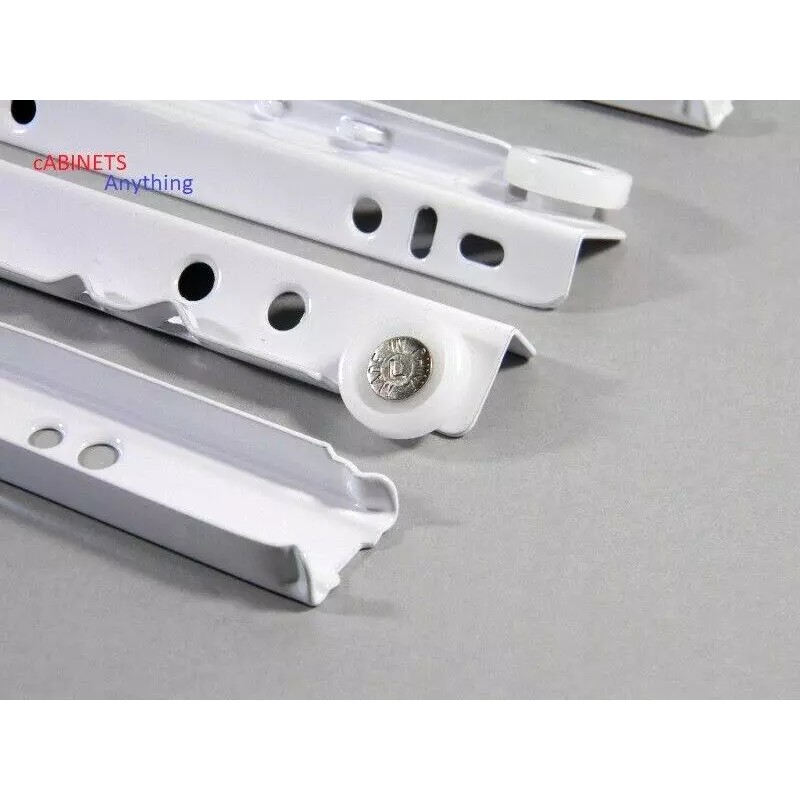 Knape & Vogt KV 1805 3/4 Extension White Epoxy Drawer