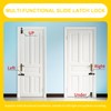 8 Inch Heavy Duty Gate Latch, 304 Stainless Steel Slide