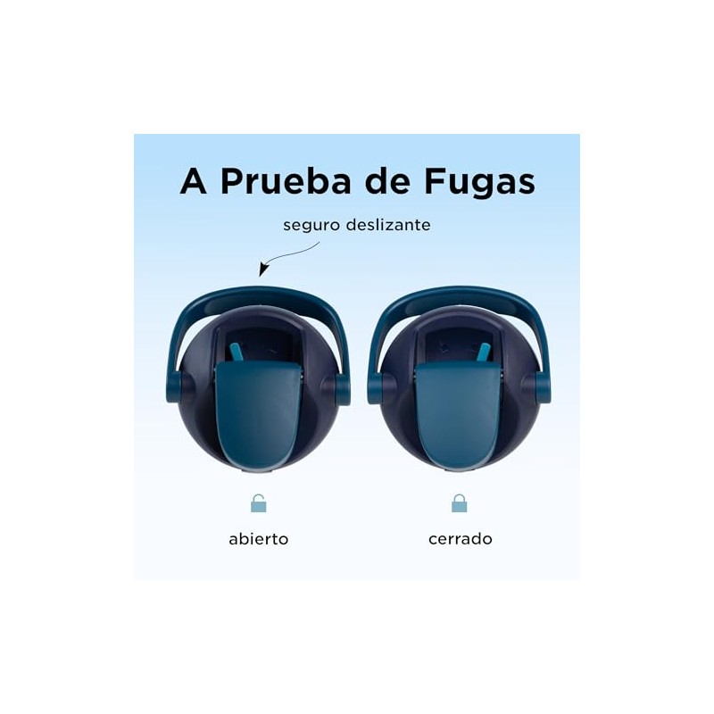 VIORA Termo de Acero Inoxidable Flow, Capacidad de 887 ml
