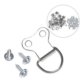 Borte 25pcs Picture Frame Hanging Rings with Mounting Screws