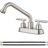 Aolemi Utility Sink Faucet 4 Inch Centerset, Laundry Sink Faucets