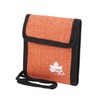 Logo Spark Men's Bi-fold Neck Wallet with Strap, orange