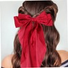 FOMIYES 3sets Hair Bow Ribbon Hair Clips for Women Large