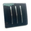 Trendi 3 Gang 2 Way 10 Amp Rocker Chrome Light