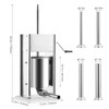 Manual Sausage Stuffer, Vertical Meat Stuffer, Stainless Steel Upright Sausage