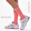 ONESCK Super Soft Cotton Dress Socks Vibrant Plain Colours for