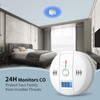 2 Packs Carbon Monoxide Detectors,CO Detector Battery Powered,Carbon Monoxide Alarm