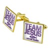 GRAPHICS & MORE Team Jesus John 3:16 Christian Square Cufflink