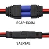 GINTOOYUN EC5 to SAE Cable, EC5 F/M Plug to SAE