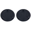 Rldym 2PCS Rear Bumper Step Pad Towing Ball Plug Trailer