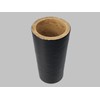 5pc Black Firework Cardboard Tubes 1-1/4" x 6" x 3/16"