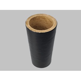 5pc Black Firework Cardboard Tubes 1-1/4" x 6" x 3/16" Heavy Wall
