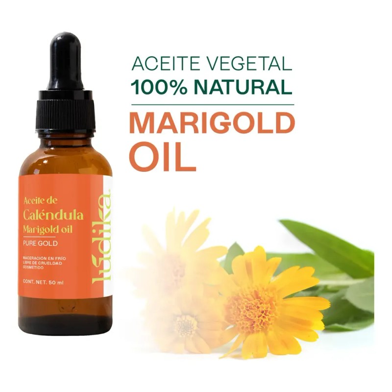 Aceite de Caléndula Hebbe Cosmetics para Piel Seca y Sensible