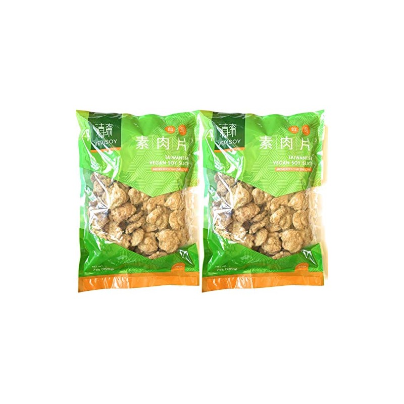 Verisoy Taiwanese Vegan Soy Slice - Textured Vegetable Protein (TVP)