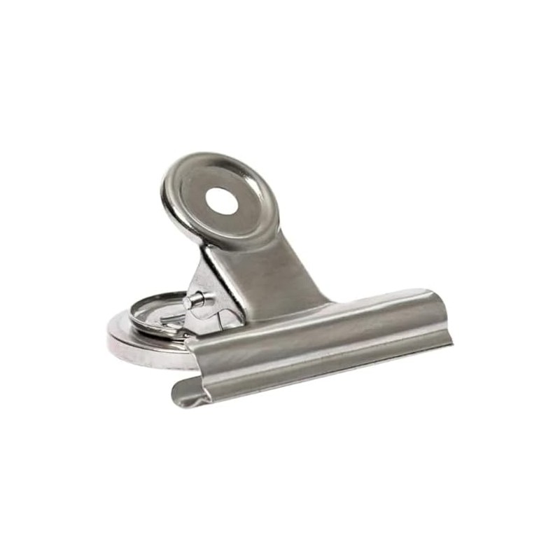 Q-Connect Magnetic Grip Clip 50mm Silver (Pack of 3)