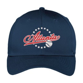Atlanta Baseball Vintage Fan Hat (Navy Hat)