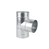 Ducting Pipe T Piece Connector Metal Tee Joint Aluminium Ventilation Tube Hose (125mm / 5")
