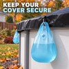ShineTrip Fillable Pool Cover Weight Bag with Hook, PVC Winter