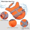 VIVAGLORY High Buoyancy Dog Life Vest, Swimming Vest with Handle,