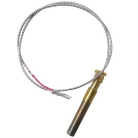 24" Thermopile Generators 750 Millivolt Thermopile for Gas Water Heater/Fireplace/Gas Fryer/Oven, 750 Temperature Cluster Thermocouple for Fireplace (24" Aluminum) by GruDawu Update