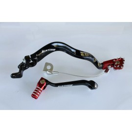 AIRTIME FORGED REAR BRAKE PEDAL & GEAR LEVER SET HONDA CRF250F (2019-2025) -9541