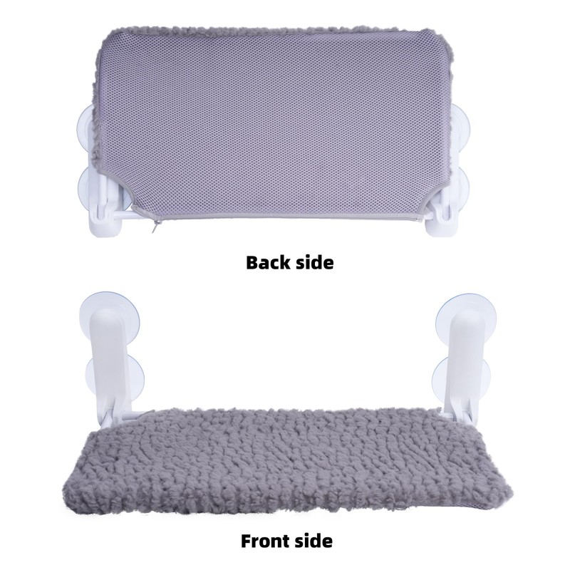 AIWIKIDE 2PC Cat Window Perch, Easy Install Bracket, Portable Wall