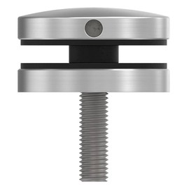 STEINBACHER© Stainless steel glass dot holder, diameter 52 mm, flat connection, V2A