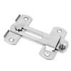 INIRET 4 Packs Barn Door Latches，3.93” x 2.75” Brushed Nickel