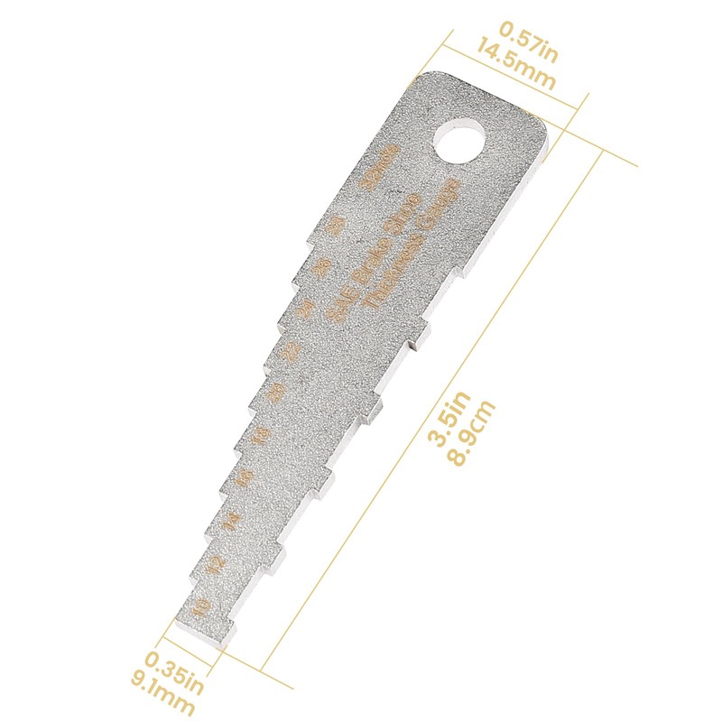 Mini Tech Gauge 32nds Brake Pad Measuring Tool
