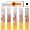 Heyu-Lotus 5 Pcs HSS Countersink Drill Bit Set, Woodworking Chamfer