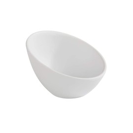APS Zen Melamine Round Sloped Bowl White 800ml