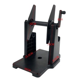 Ribetec Soporte Externo Universal para Impresoras de Etiquetas, Compatible con 1 y 3 Pulgadas, Desbobinador/Rebobinador, Manual