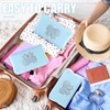 6 Pcs Bow Makeup Bag Bulk Preppy Cosmetic Bag PU