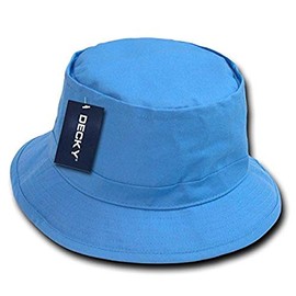 DECKY Fisherman's Hat, Sky Blue, Large/X-Large