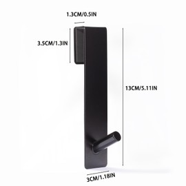 Pack of 3 Hooks Shower Screen, Door Hooks for Shower Wall, Shower Hooks, No Drilling, Shower Towel Holder, Stainless Steel Towel Hooks for Hanging for Towels Shower Squeegee Glass Shower Screen Glass