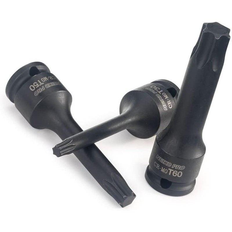 NEIKO 01132B - Juego de llaves de destornillador Torx Star