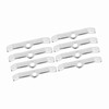 8pcs Chrome Valve Cover Hold-Down Tabs Spreader Bars Fit for