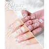 3D Nail Gel, 2 Pcs Clear Sculpting Gel for Nail