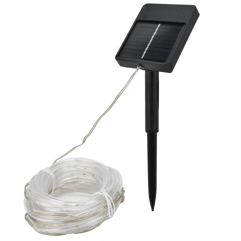 Solar String Light 7m 50LEDs Solar Tube Light Outdoor Waterproof