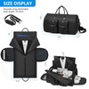 Carry on Garment Bag for Travel, Waterproof Convertible Garment Duffel