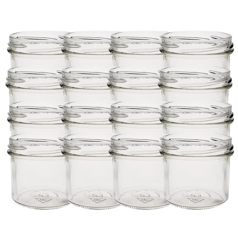 Vitrea Preserving Jars with Screw Lids - 125 ml Glass/Metal