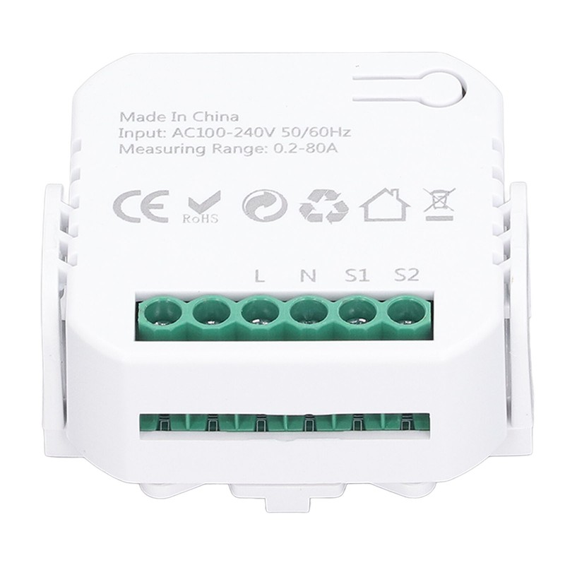 Smart Energy Meter WIFI Power Consumption Monitor Single Phase 100‑240V