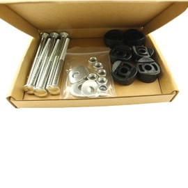 YTgilo 6PCS Trampoline Screw with Square Head, 6mm Thread Diameter Trampoline Carriage Screw Nut Bolt Square Head ABS Steel Used to Secure Trampolines of Various Sizes